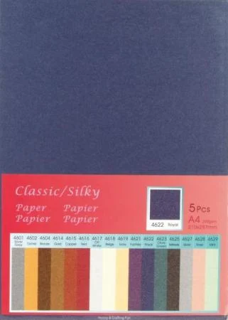 Classic Silky A4 karton 4622 Royal