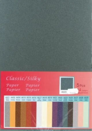Classic Silky A4 karton 4623 Forest