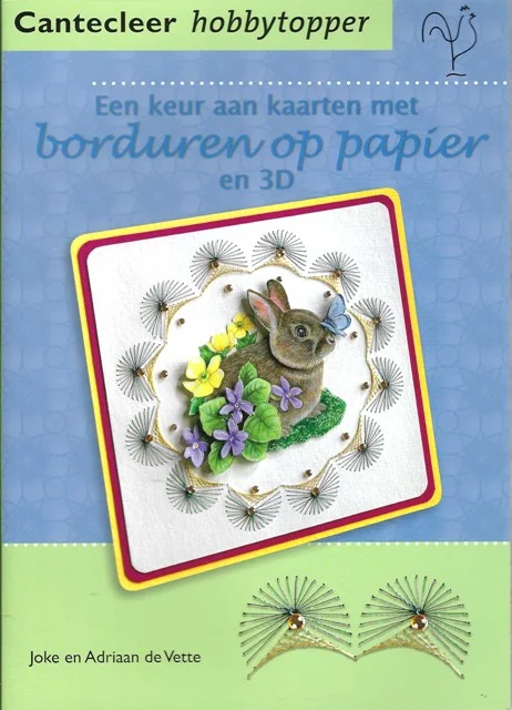 Een keur aan kaarten met borduren op papier en 3D