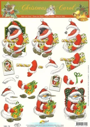 Knipvel ARS 128 pakket Christmas Carol 11053-716