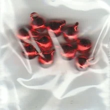 Mini belletjes rood