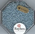 Miyuki Rocailles 11/0 lichtblauw met zilverkern