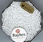 Miyuki Rocailles 11/0 wit mat opaak