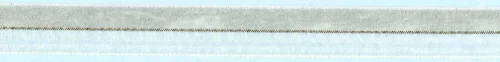 156 Lint 16 mm half zilver en half transparant met in het midden een goud biesje