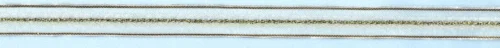 158 Organza lint 13 mm gouden strepen.