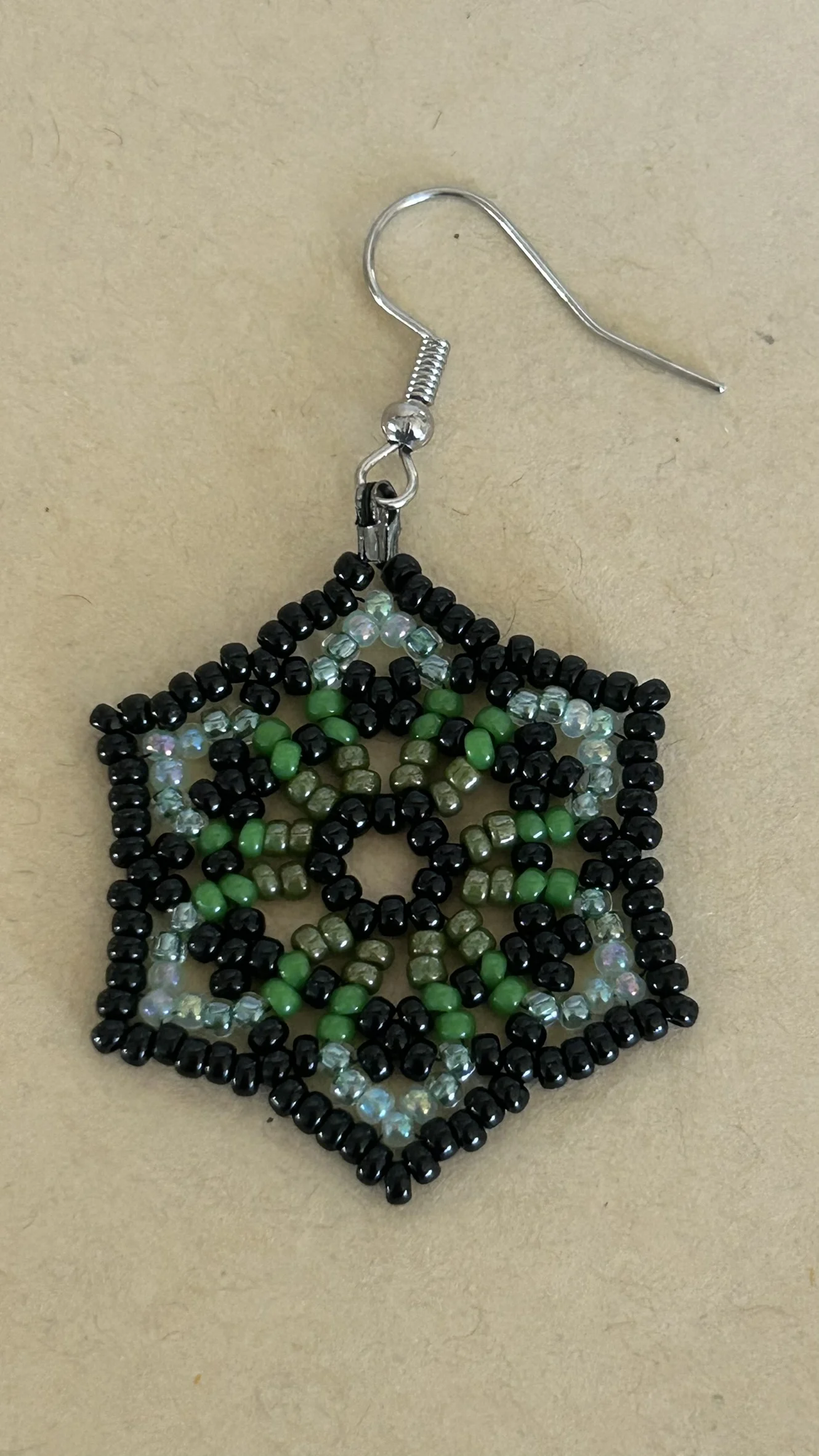 Emerald Forest Mandala Oorbellen