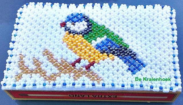 Patroon 18 luciferdoosje met vogeltje