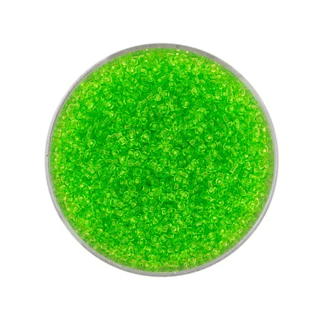 Pracht Rocailles - 1 mm transparant felgroen