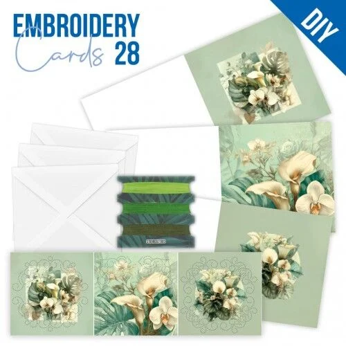 Stitch and Do Cards 28 - Berries Beauties - Touch of Green