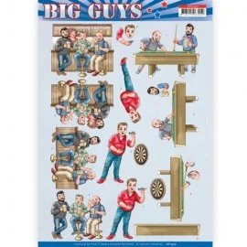 3D Knipvel Big Guys - Yvonne Creations - CD11327