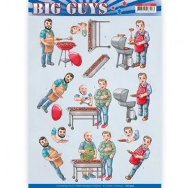3D Knipvel Big Guys - Yvonne Creations - CD11329