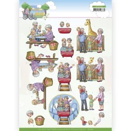 3D Knipvel Funky Day Out - Yvonne Creations - CD11752