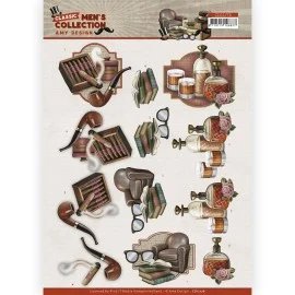 3D Knipvel - Classic Men's Collection - Amy Design - CD11776