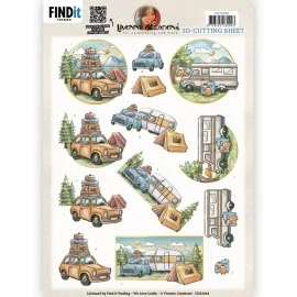 3D Knipvel Vakantie - Yvonne Creations - CD12034